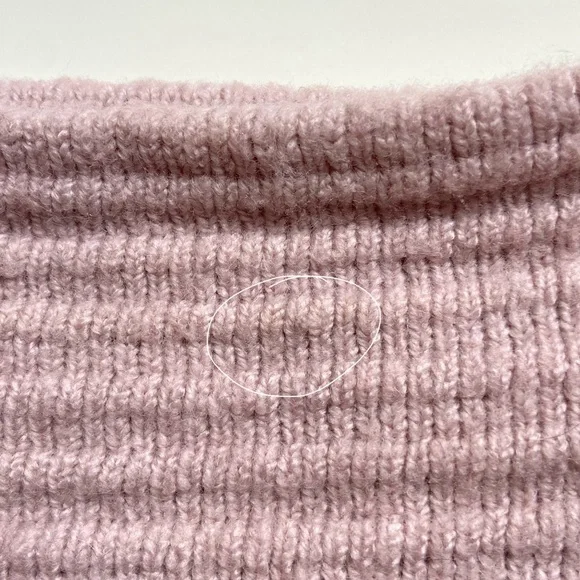 Madewell Wool Blend Sweater Women’s Size Small Mockneck Belmont Blush Pink Top S - Picture 10 of 10